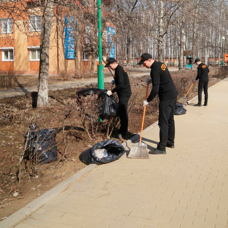 Уборка территории  в Мглине